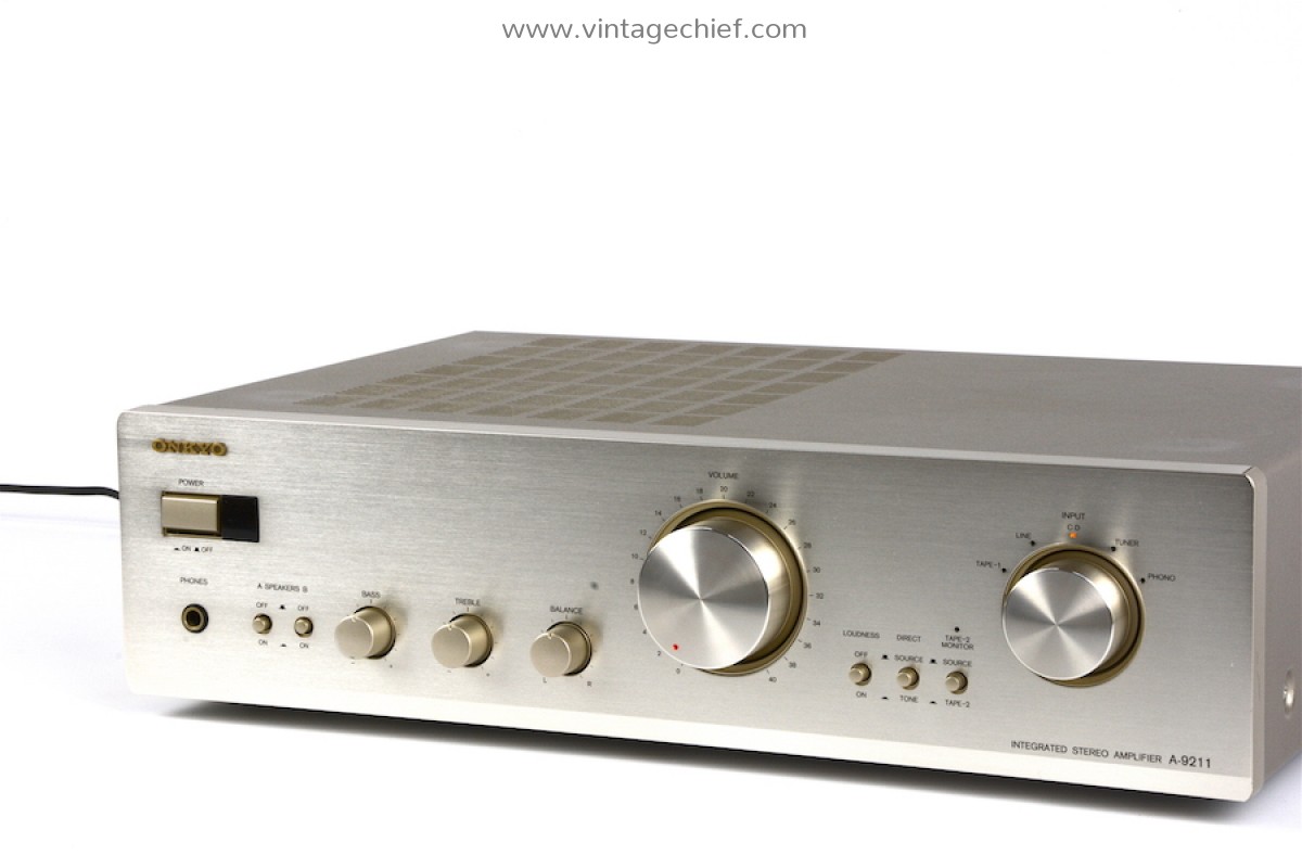 Onkyo A-9211 Stereo Amplifier | Phono | 2 x 40 Watt | HiFi | Audio