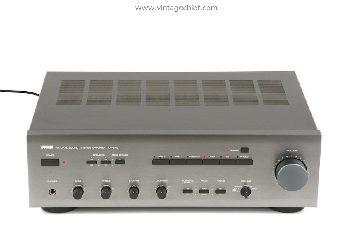 Titanium Yamaha AX-540 Natural Sound Stereo Amplifier | 2 x 85