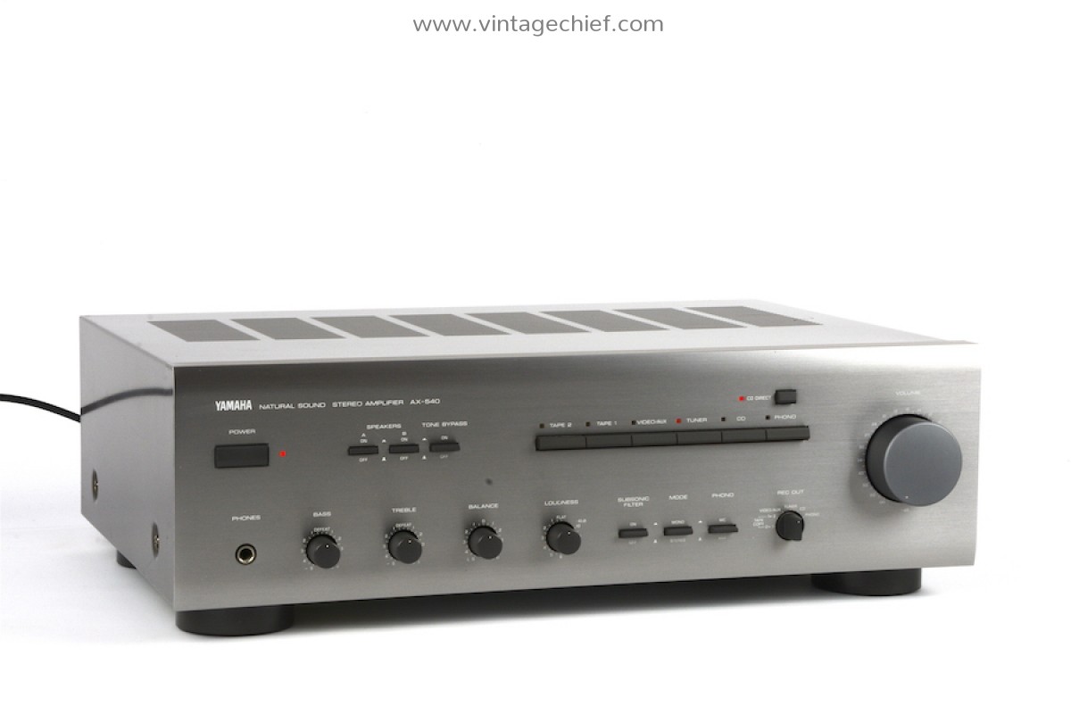 Titanium Yamaha AX-540 Natural Sound Stereo Amplifier | 2 x 85