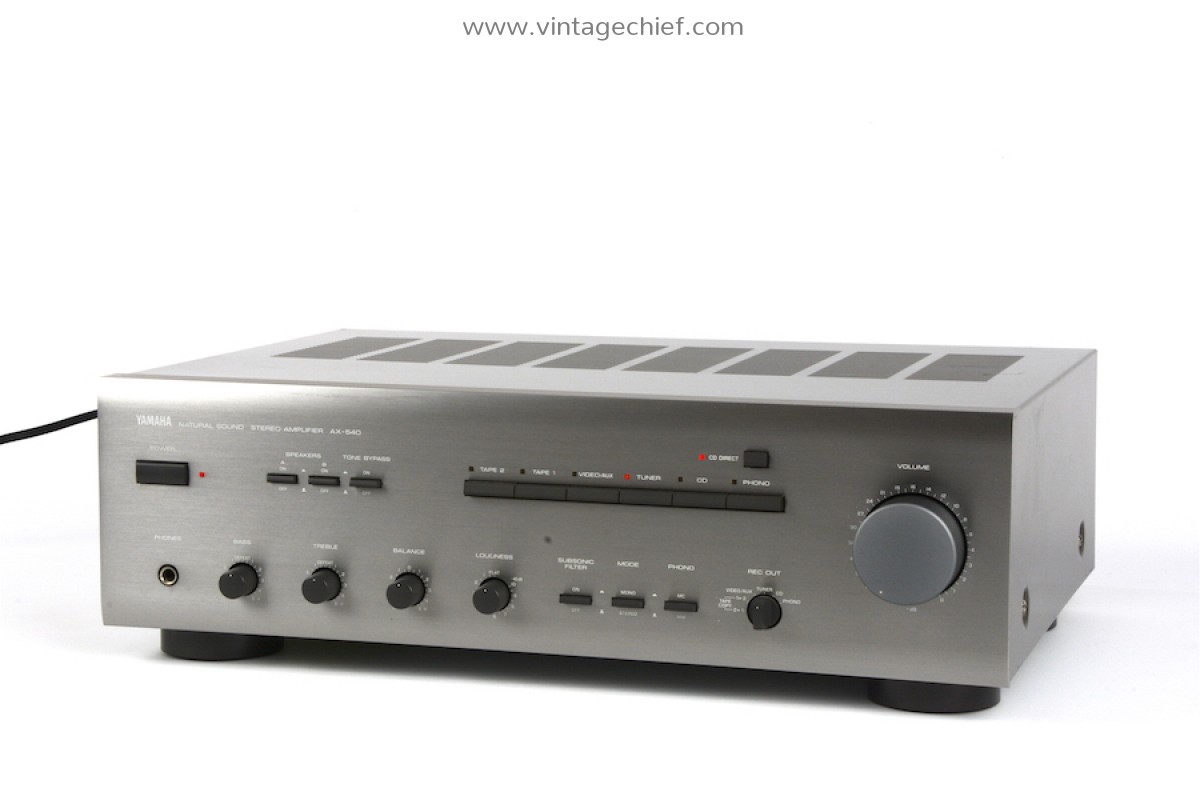 Titanium Yamaha AX-540 Natural Sound Stereo Amplifier | 2 x 85