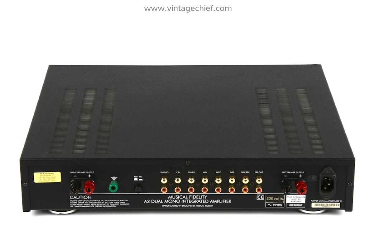 High End Musical Fidelity A3 Dual Mono Integrated Amplifier