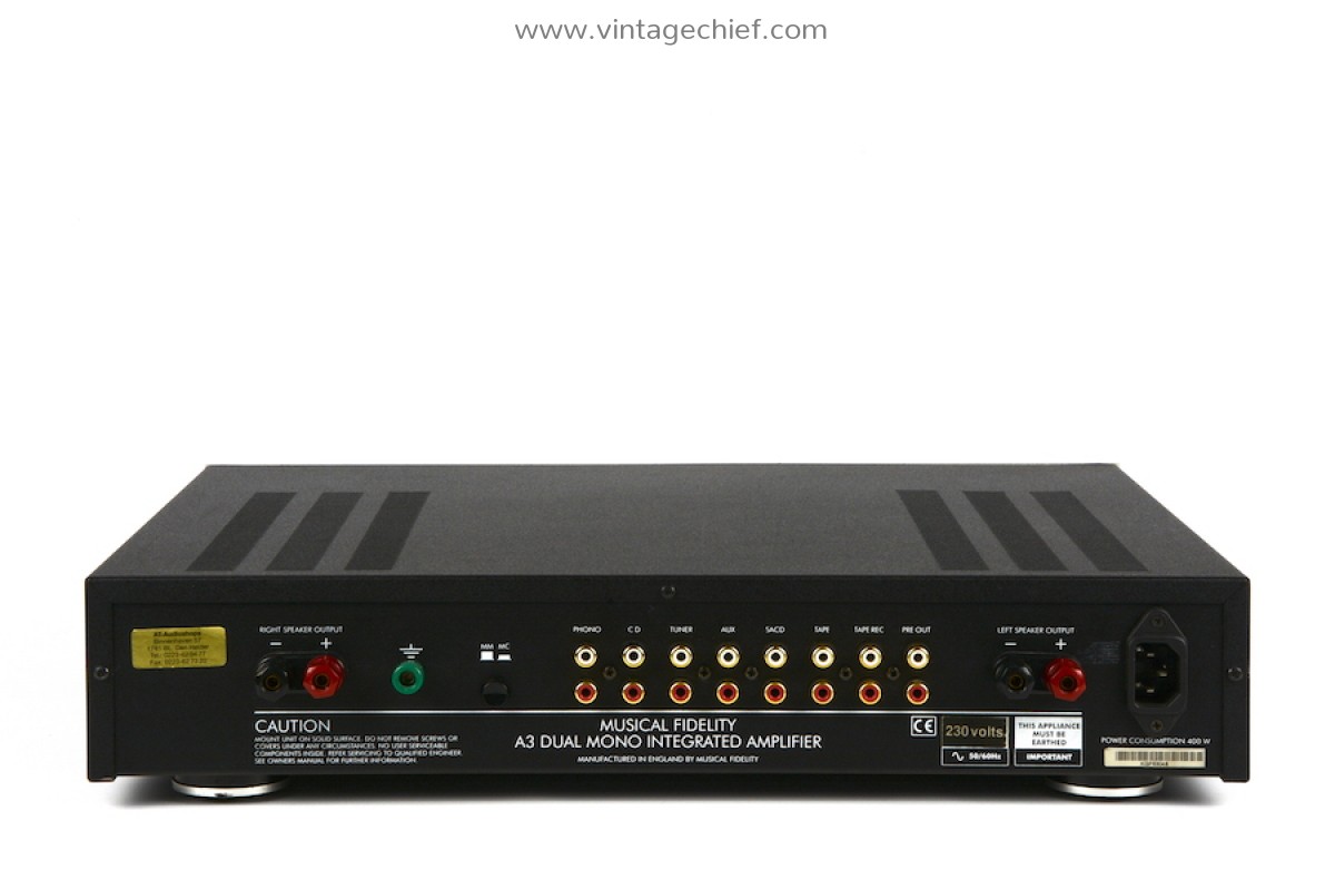 High End Musical Fidelity A3 Dual Mono Integrated Amplifier