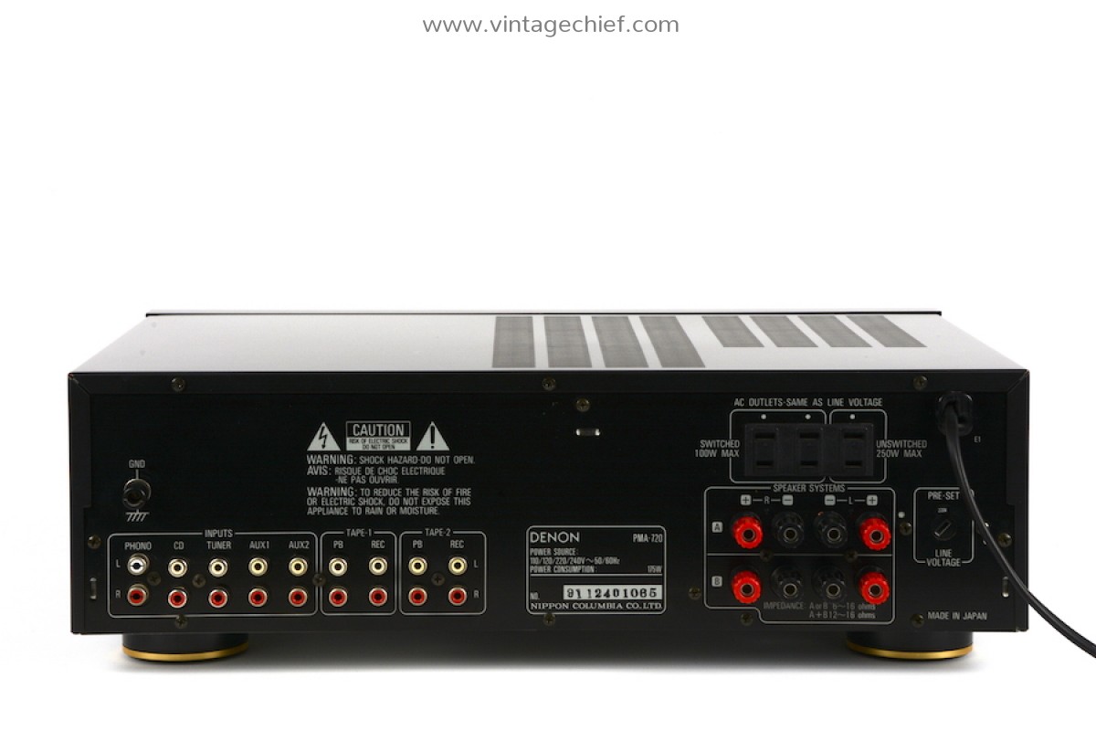 Audiophile Denon PMA-720 Optical Class A Integrated Stereo