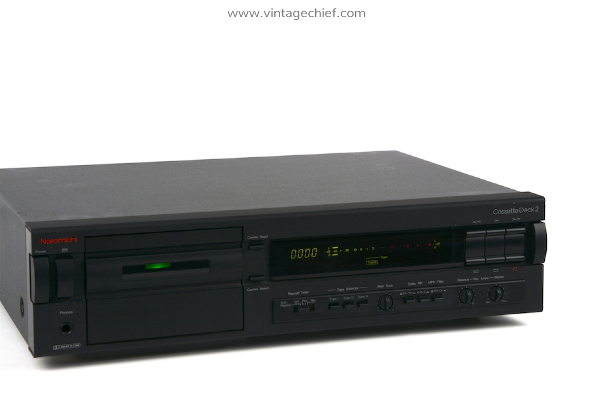 Nakamichi Cassette Deck 2 | Defective | For Parts or Repair