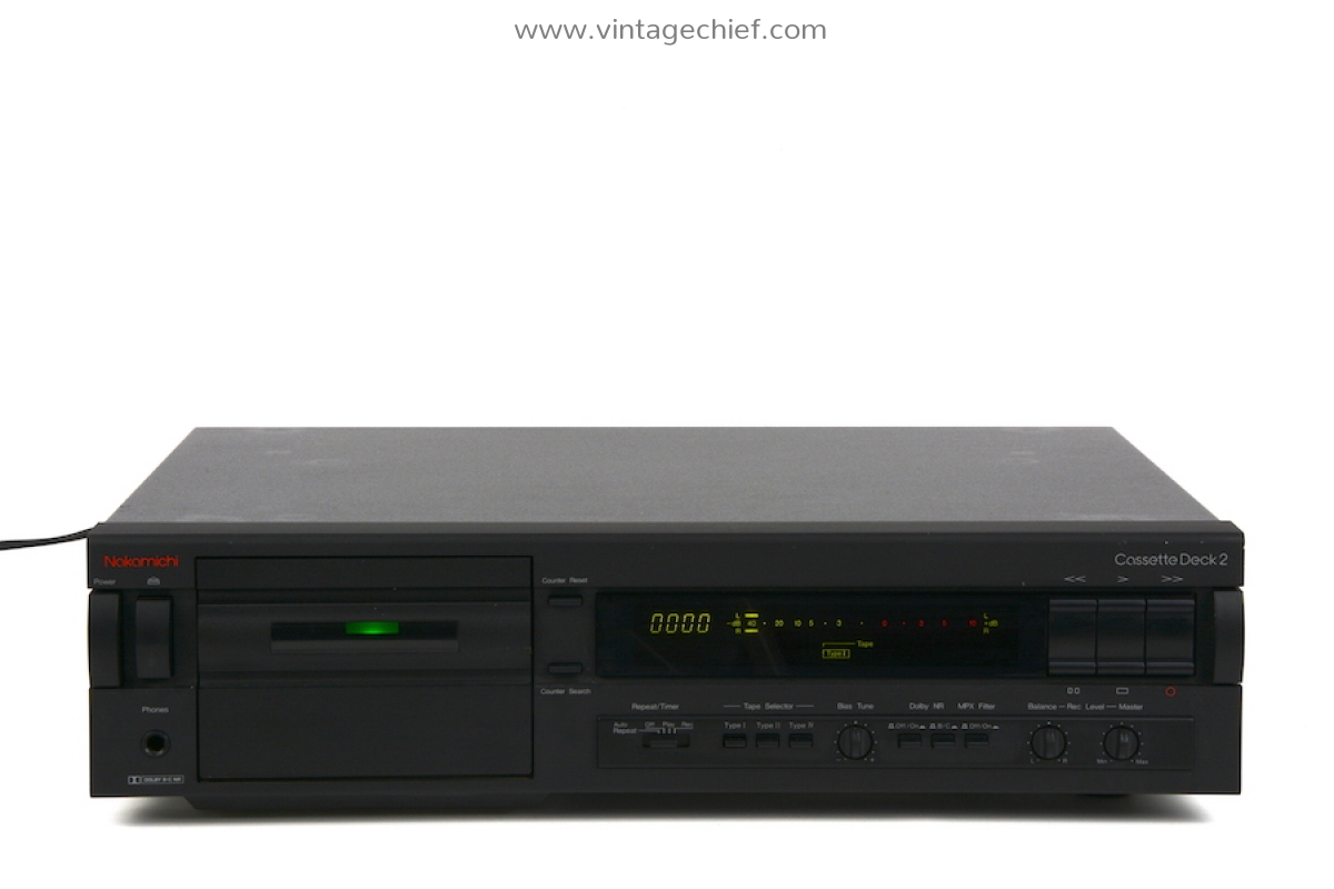 Nakamichi Cassette Deck 2 | Defective | For Parts or Repair