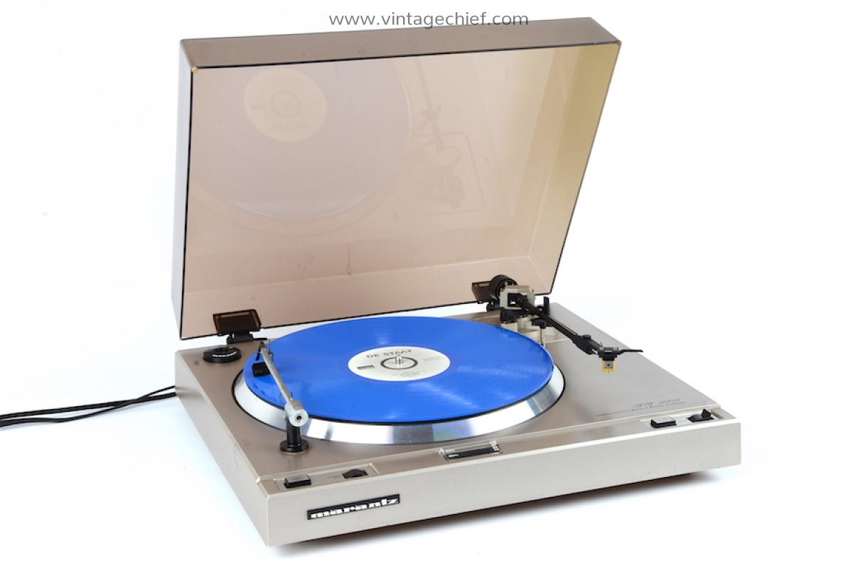 Vintage Marantz TT 2000 Direct Drive Turntable + Dust Cover +
