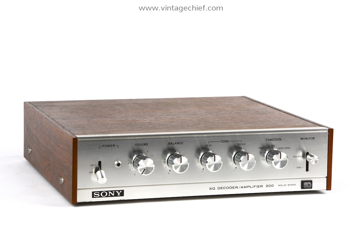 SONY SQA-200B　アンプ　SQデコーダー　４チャンネル Sony SQA-200 SQ Decoder - HiFi Vintage アンプ