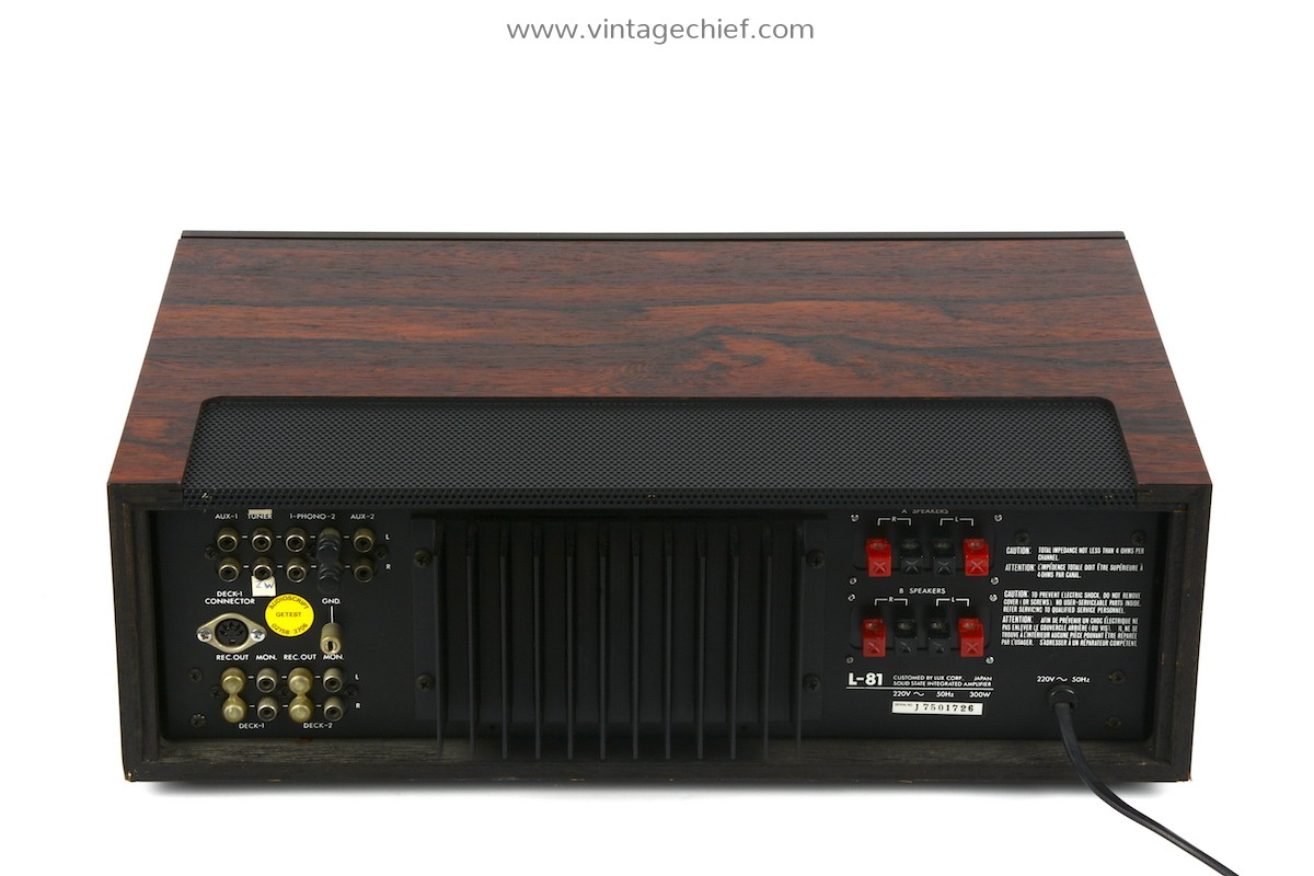 LUXMAN L-68Aアンプ LUXMAN L-68A Stereo Integrated Amplifier w/ Spare Transistors