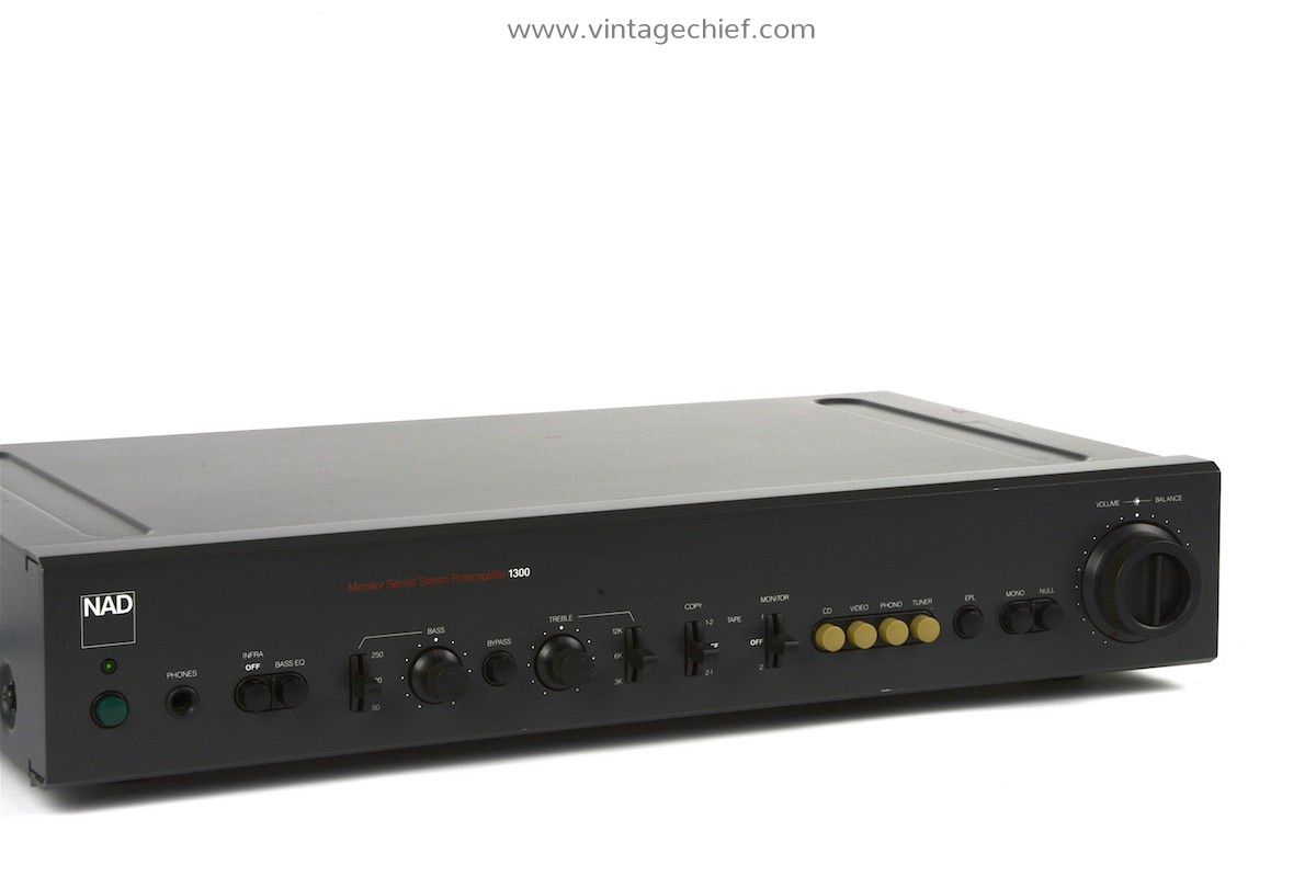 Audiophile NAD 1300 Monitor Series Preamplifier Phono MM MC Preamp