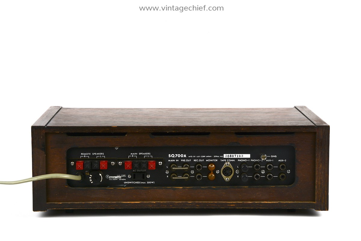 Luxman SQ-700X Amplifier | Wooden Case | Phono | Vintage | Stereo