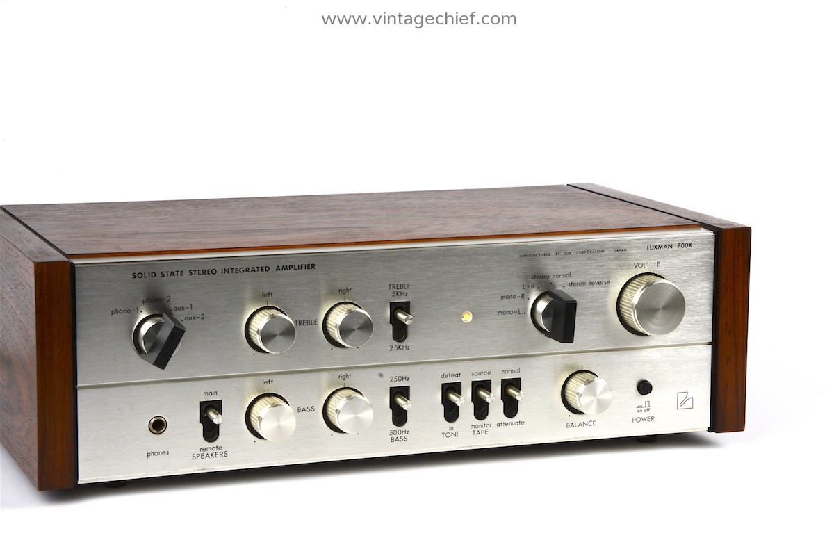 Luxman SQ-700X Amplifier | Wooden Case | Phono | Vintage | Stereo