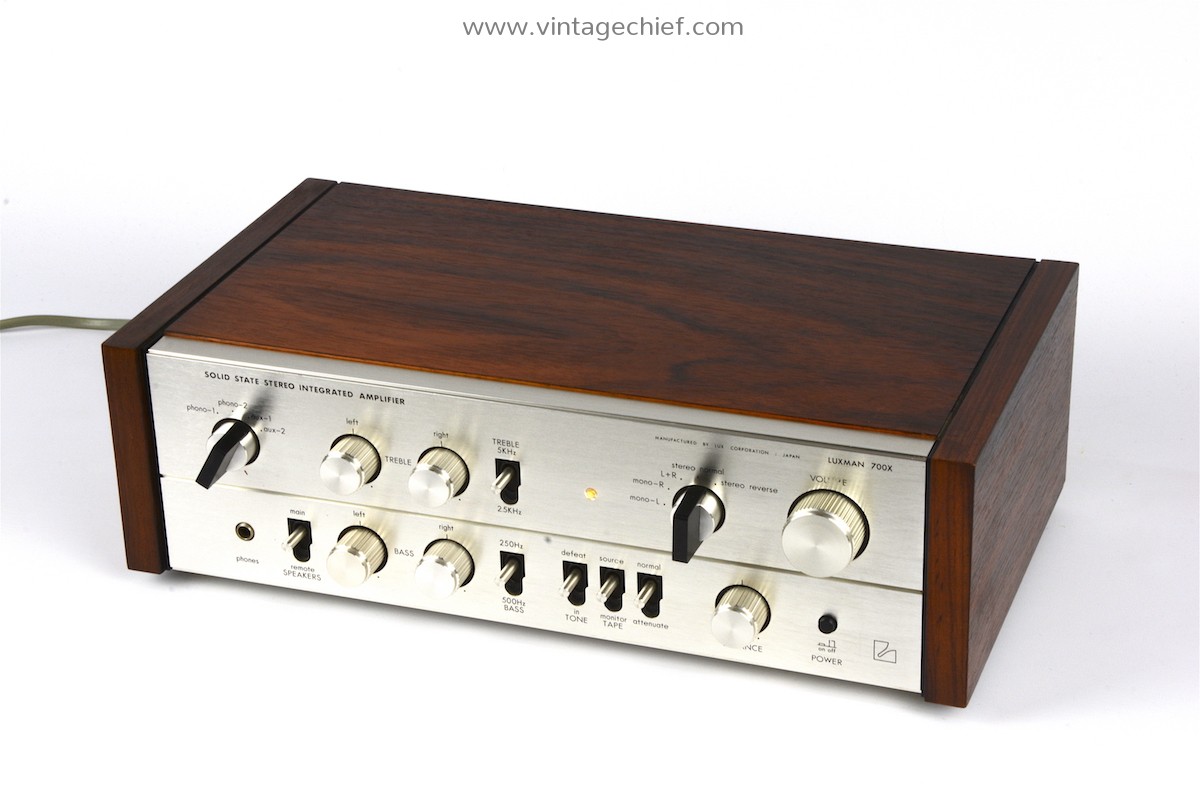 Luxman SQ-700X Amplifier | Wooden Case | Phono | Vintage | Stereo