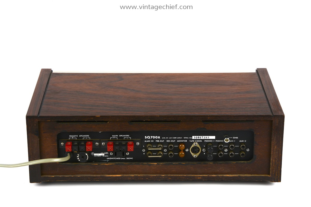 Luxman SQ-700X Amplifier | Wooden Case | Phono | Vintage | Stereo