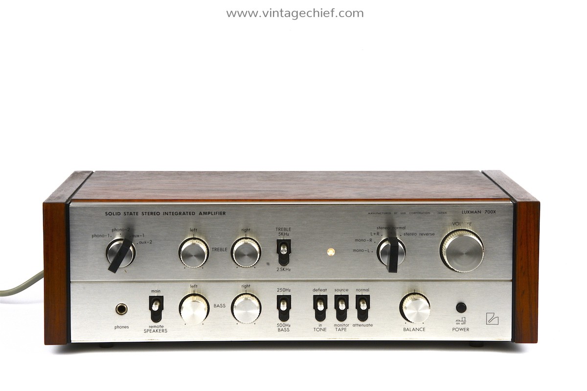 Luxman SQ-700X Amplifier | Wooden Case | Phono | Vintage | Stereo