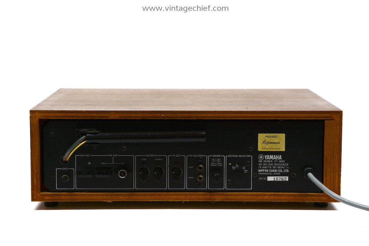 Yamaha CT-800 FM AM Tuner | Wooden Case | Vintage | Radio