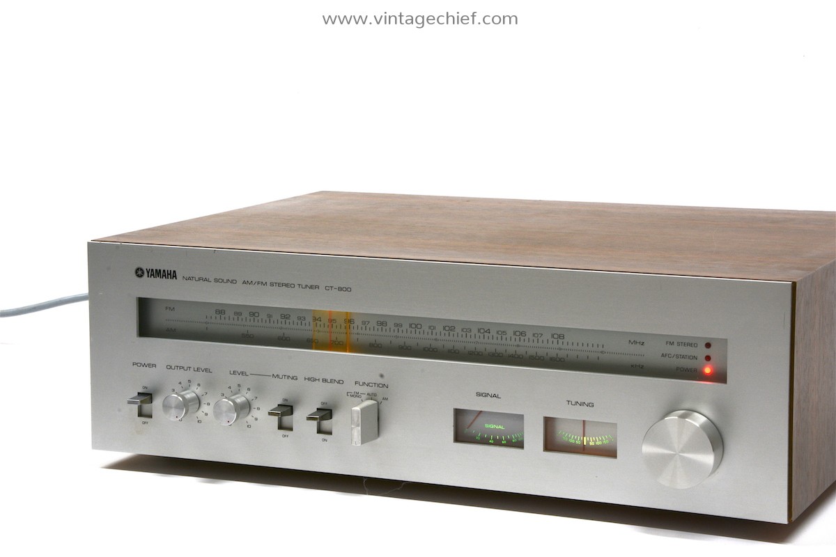 Yamaha CT-800 FM AM Tuner | Wooden Case | Vintage | Radio