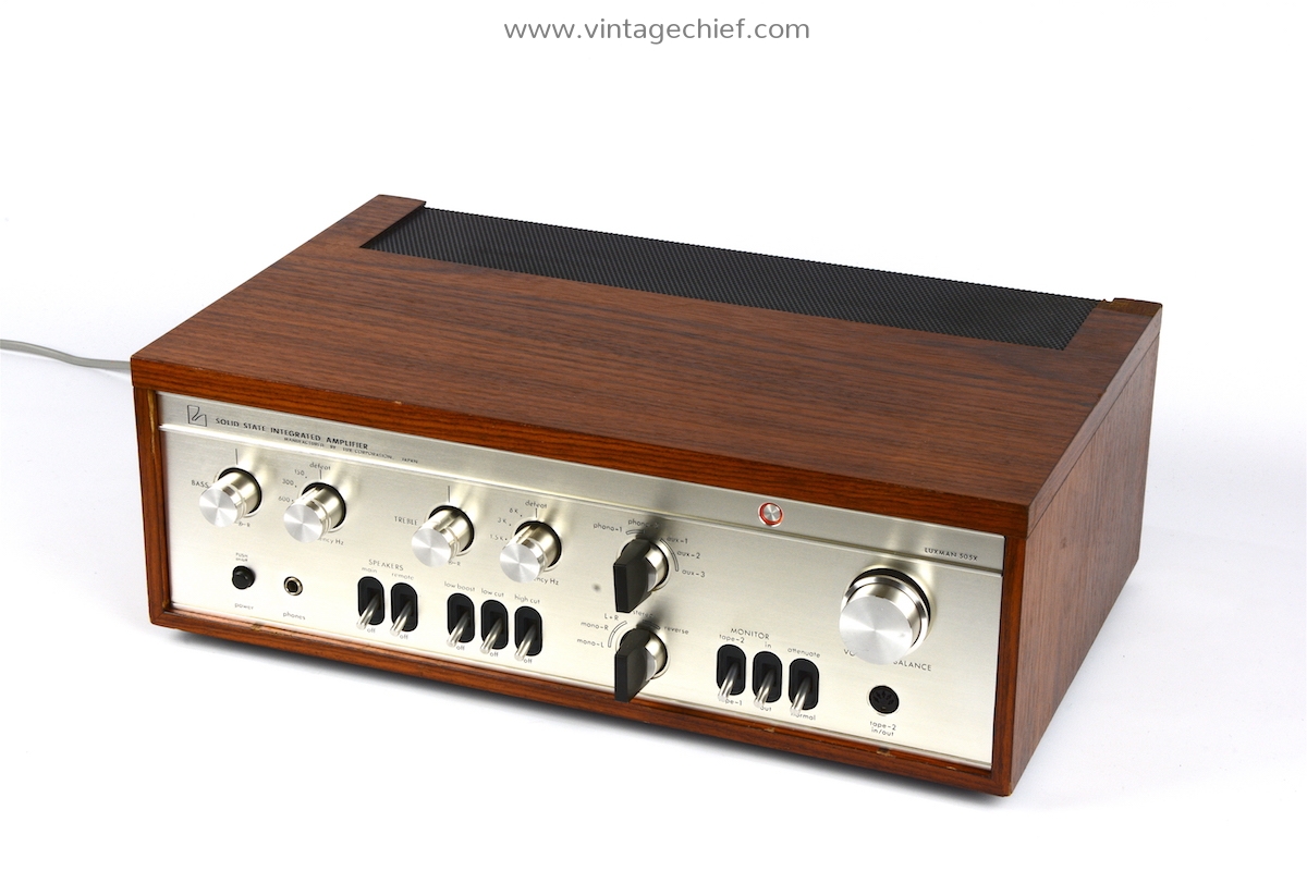 Luxman SQ-505X Amplifier | Wooden Case | Phono | Vintage