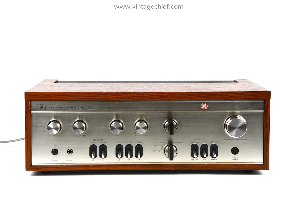 LUXMAN 505X ソリッドステートアンプ 作動品 Luxman SQ-505X Amplifier | Wooden Case | Phono | Vintage