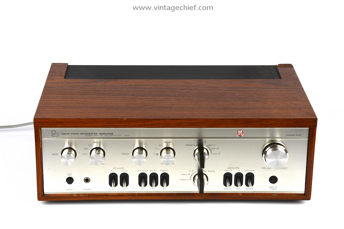 Luxman SQ-505X Amplifier | Wooden Case | Phono | Vintage