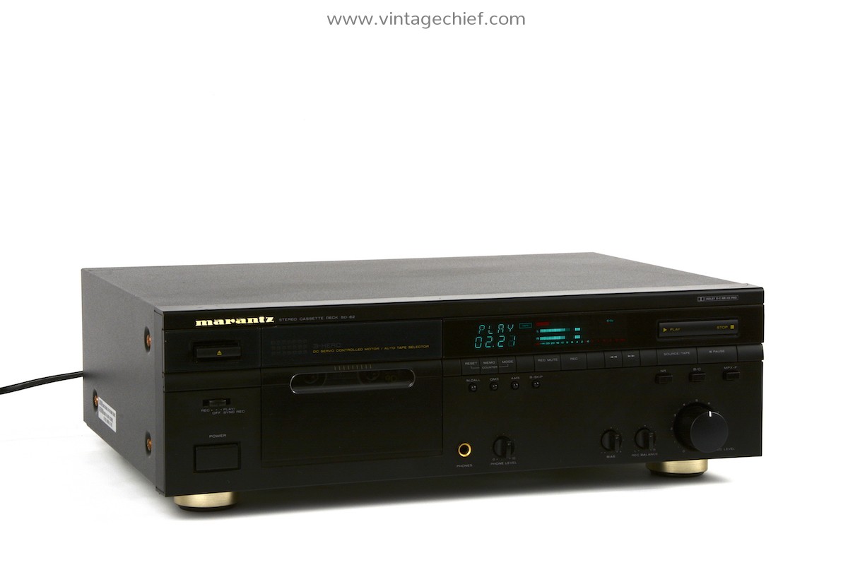 ラジオ・コンポ marantz STEREO CASSETTE DECK SD-62 Audiophile Marantz SD-62 Cassette Deck | 3 Head Tape Deck