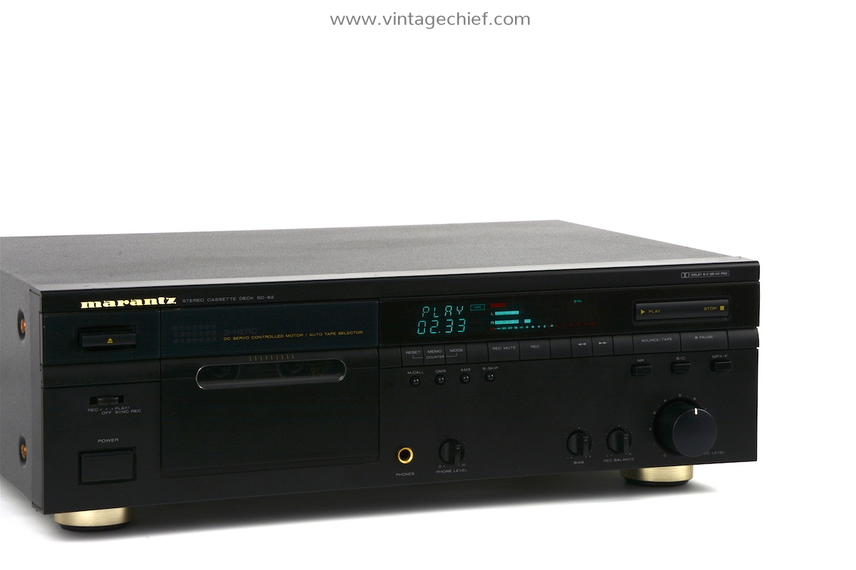 マランツ marantz sd-62 カセットデッキ (a18) Audiophile Marantz SD-62 Cassette Deck | 3 Head Tape Deck