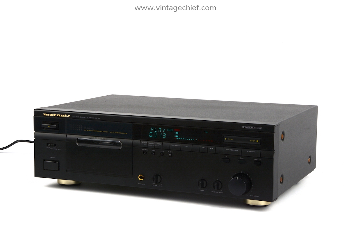ラジオ・コンポ marantz STEREO CASSETTE DECK SD-62 Audiophile Marantz SD-62 Cassette Deck | 3 Head Tape Deck