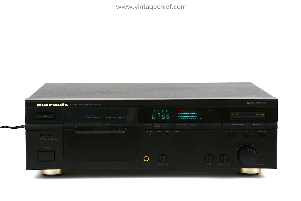 ラジオ・コンポ marantz STEREO CASSETTE DECK SD-62 Audiophile Marantz SD-62 Cassette Deck | 3 Head Tape Deck