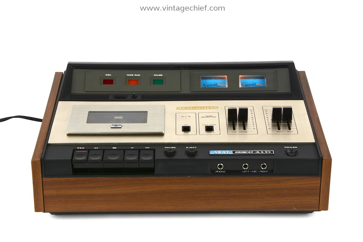 Akai GXC-41D Top Loading Cassette Deck | Vintage | VU Meters