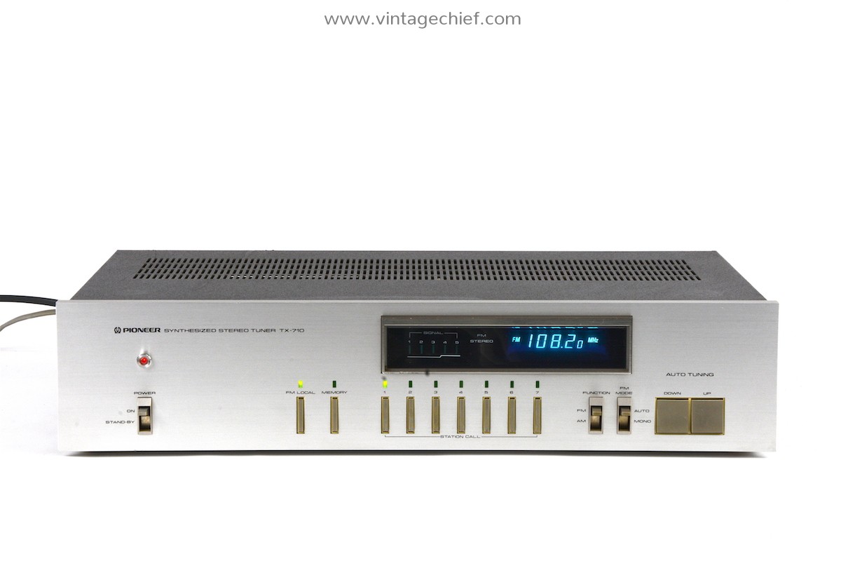 会員様限定 お買い得商品 FM TX-710 Pioneer AM Radio | Vintage | Series Line Blue | Tuner アンプ