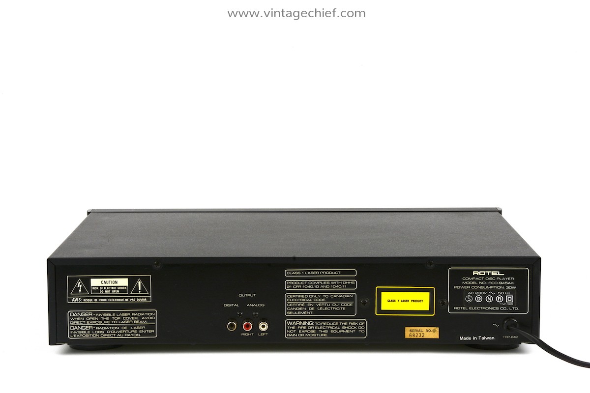 Audiophile Rotel RCD-945AX CD Player | CDM-4/19 CD Mechanism