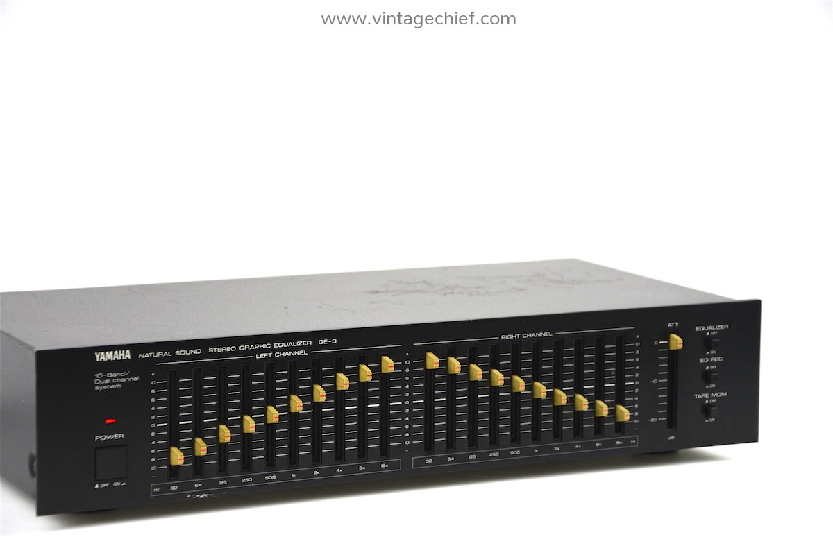 Yamaha GE3 Equalizer Natural Sound 10 Band Stereo Graphic Equalizer