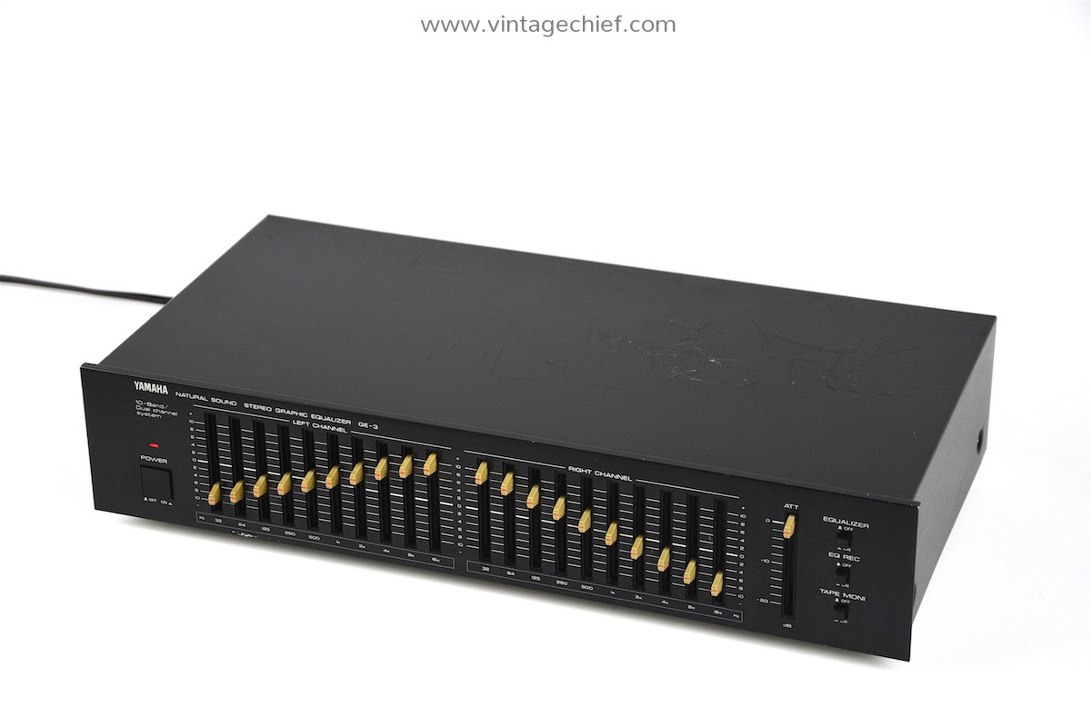 Yamaha GE3 Equalizer Natural Sound 10 Band Stereo Graphic Equalizer