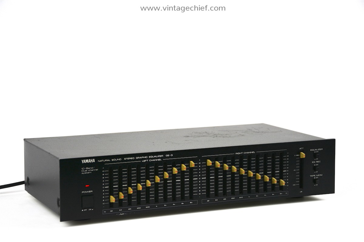 Yamaha GE3 Equalizer Natural Sound 10 Band Stereo Graphic Equalizer