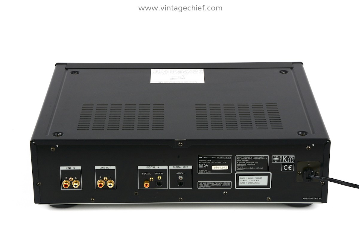 SONY　MDS-JA3ES　プレーヤー SONY MDS-JA3ES MD Deck MiniDisc Deck MD player From JAPAN | eBay