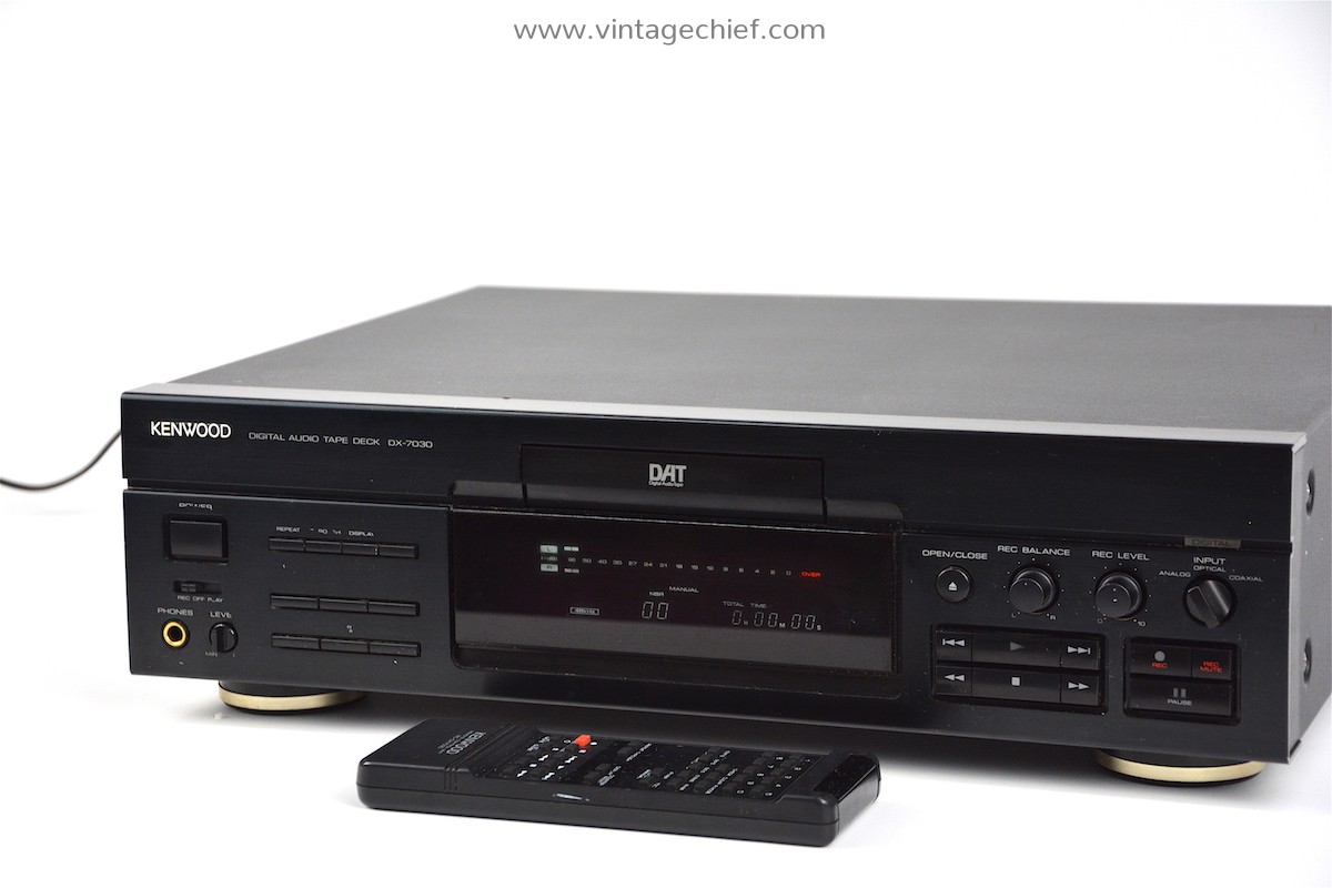Kenwood DX7030 DAT Recorder + RCDX7030 Remote Control Defective