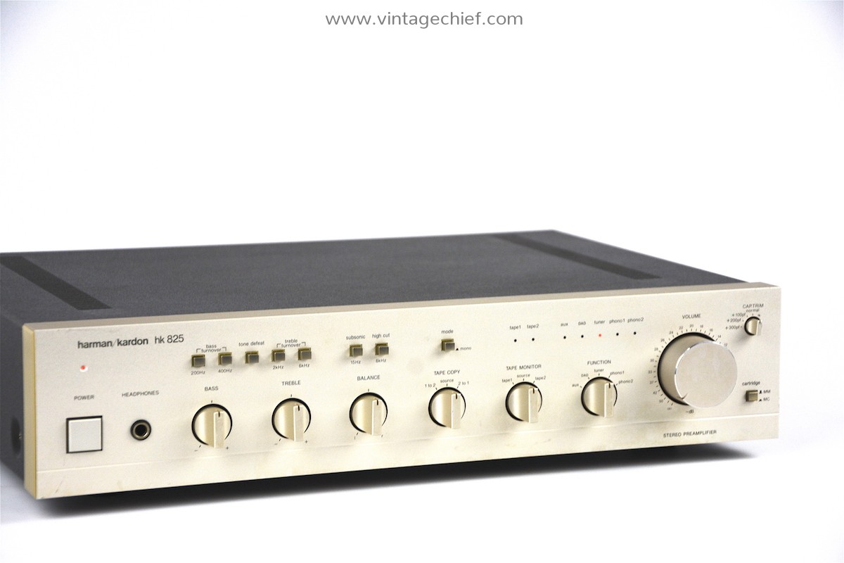Harman Kardon HK825 Preamplifier | Champagne | Phono MM MC
