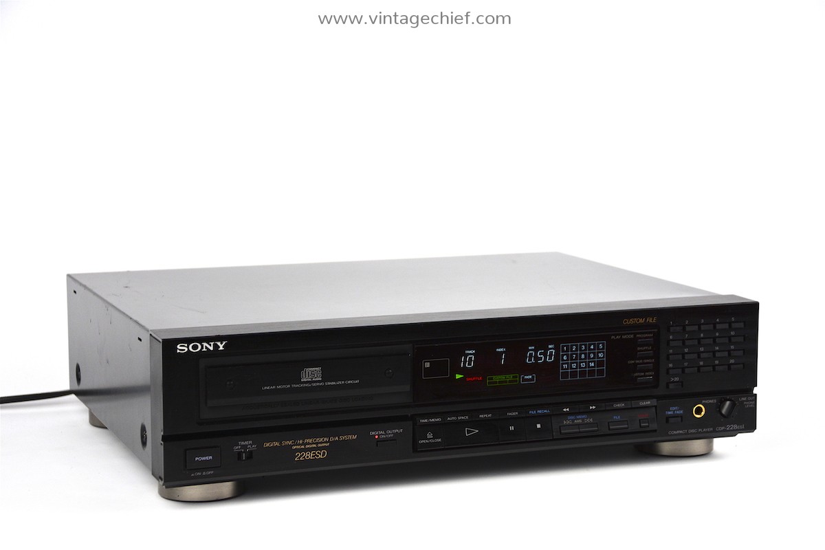 High End Sony CDP-228ESD CD Player | Sony ES Cdplayer | Vintage
