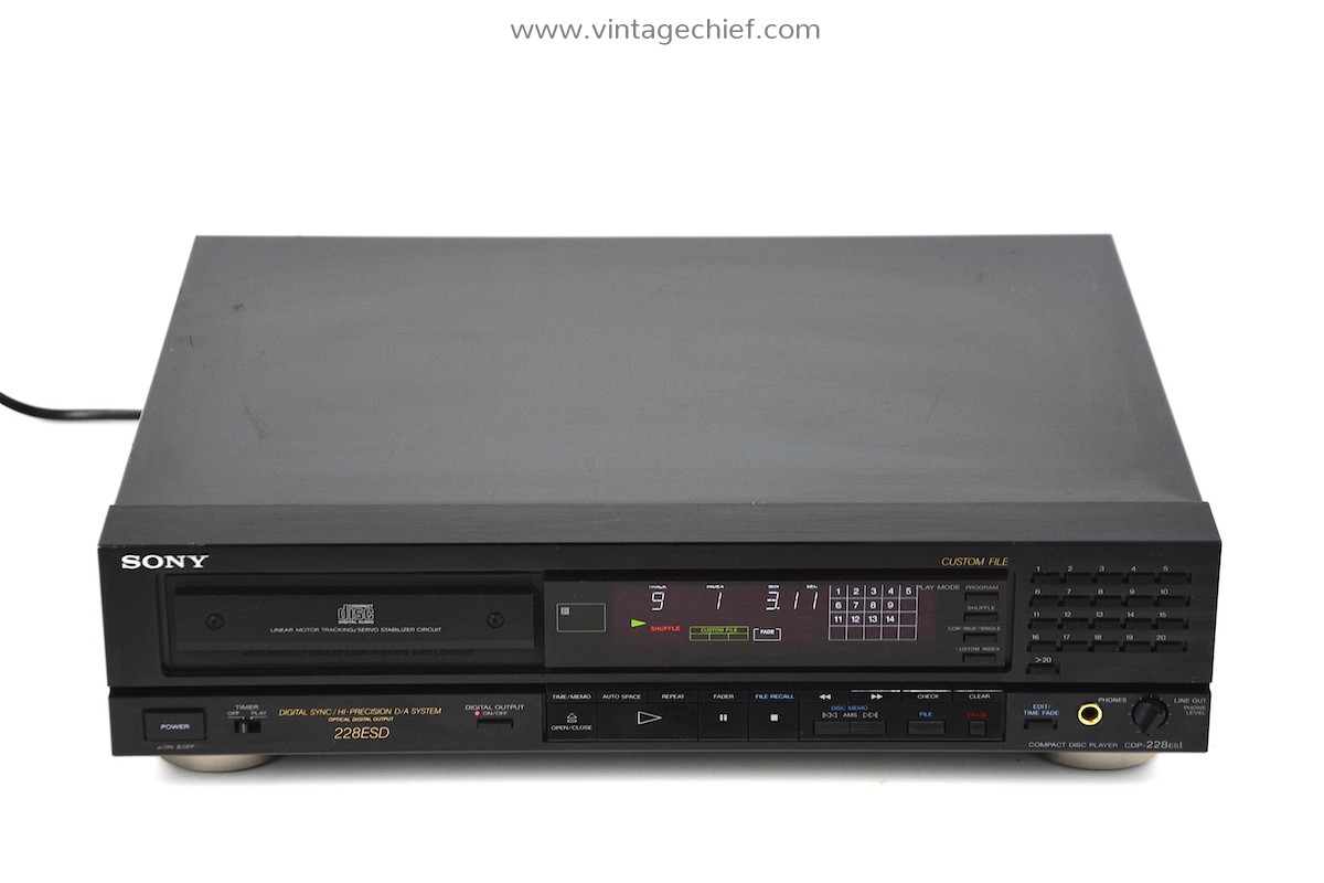 【ついに再販開始！】 High End Sony CDP-228ESD CD Player | Sony ES Cdplayer その他