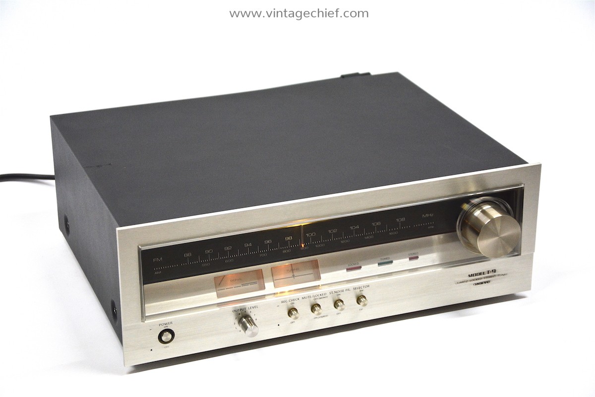Onkyo T-9 FM AM Quartz Locked Stereo Tuner | Vintage | 1979