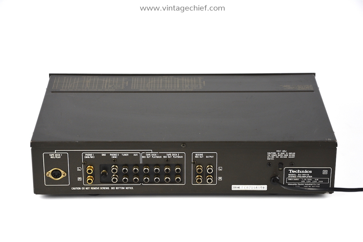 Audiophile Technics SU9011K Preamplifier Phono MM MC Vintage Stereo