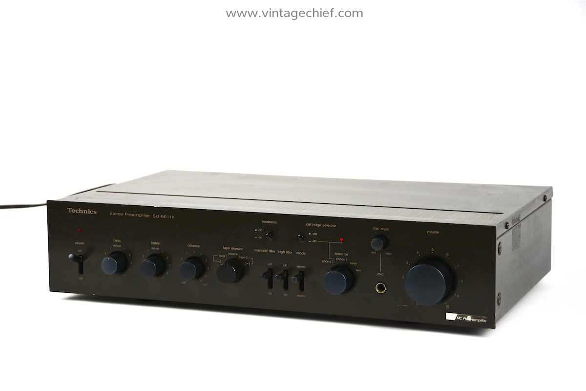 Audiophile Technics SU-9011K Preamplifier | Phono MM MC | Vintage