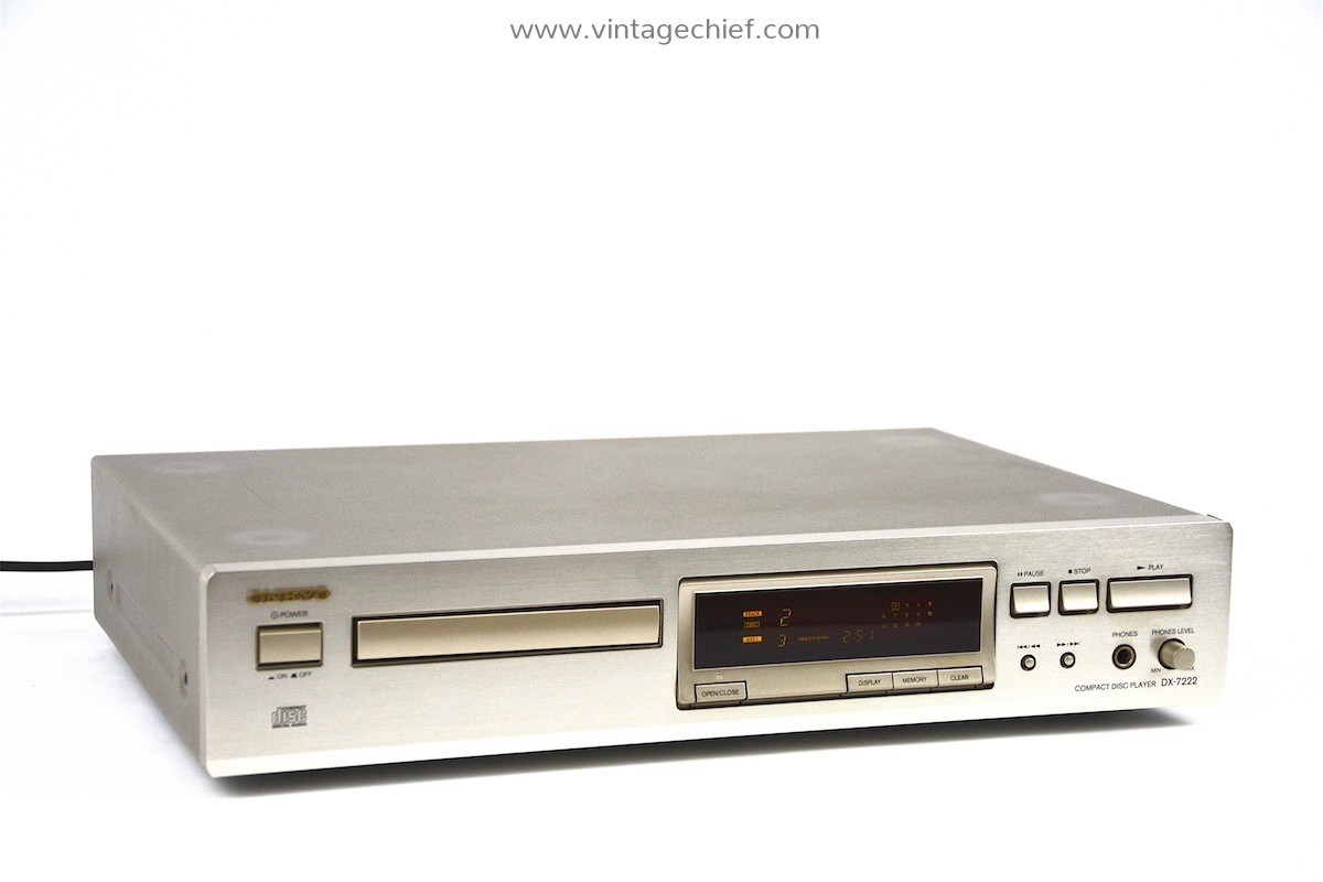 Onkyo DX7222 CD Player Champagne Optical Digital Output Onkyo