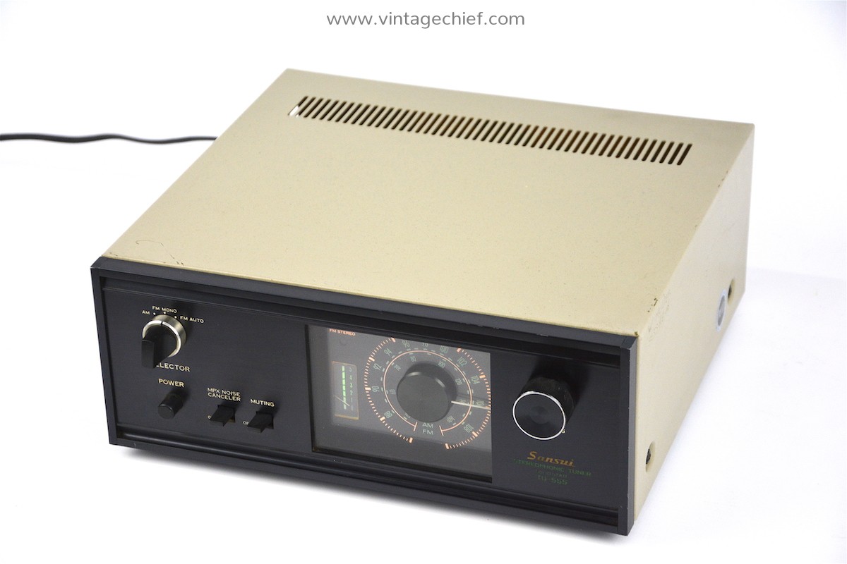 Sansui TU-555 FM AM Tuner | Round Dial | Vintage | Radio