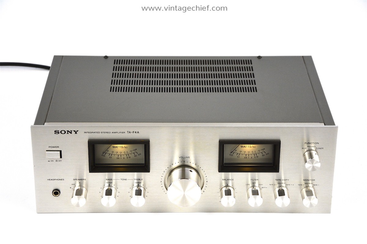 Serviced Sony TA-F4A Amplifier | VU 