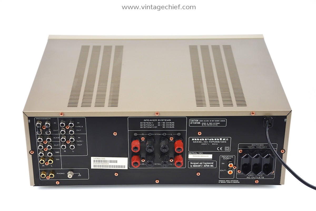 ☆【￥55,000・1998年】MARANTZ PM-68 プリメインアンプ