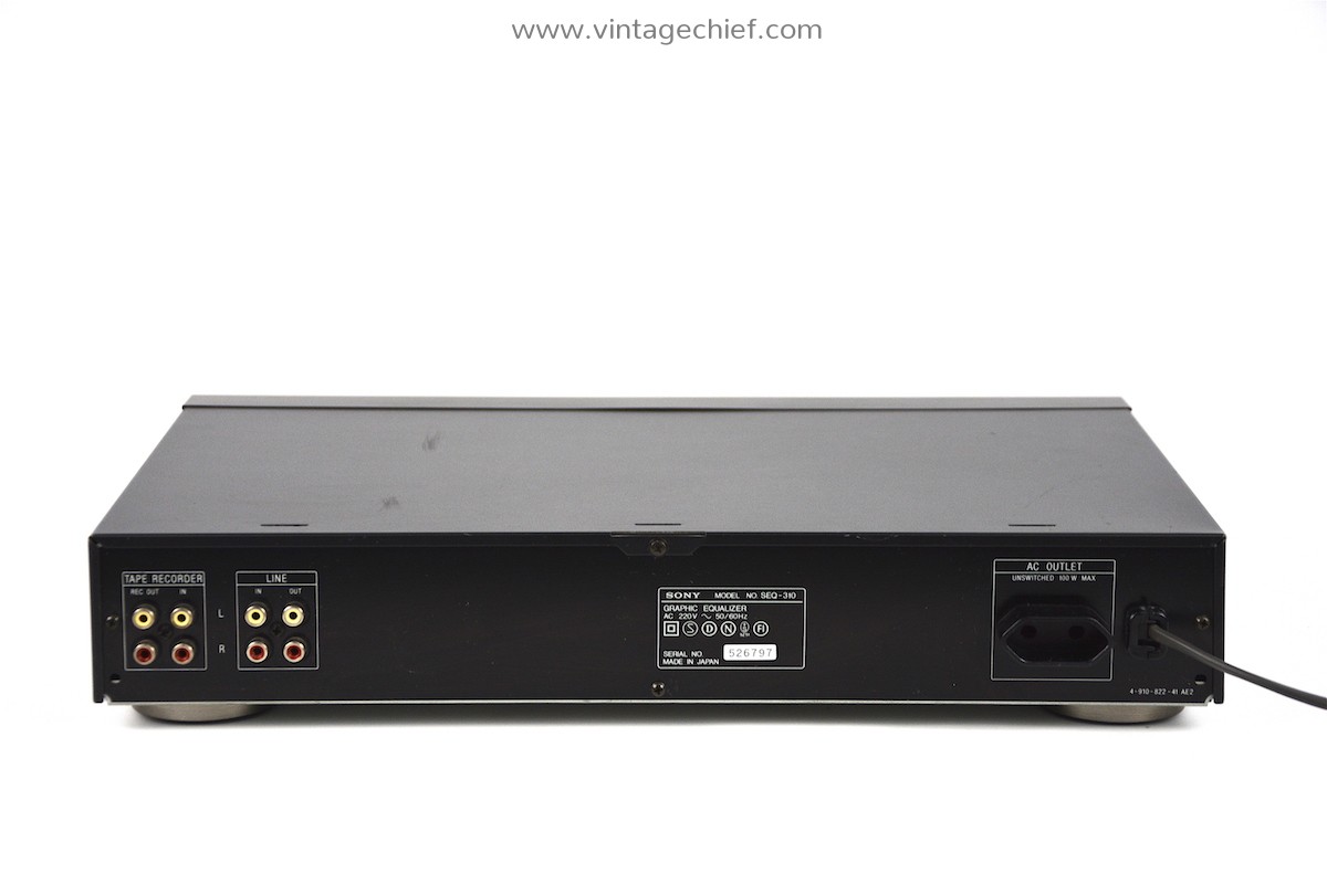 Sony SEQ310 Stereo Graphic Equalizer 7 Band Spectrum Analyzer