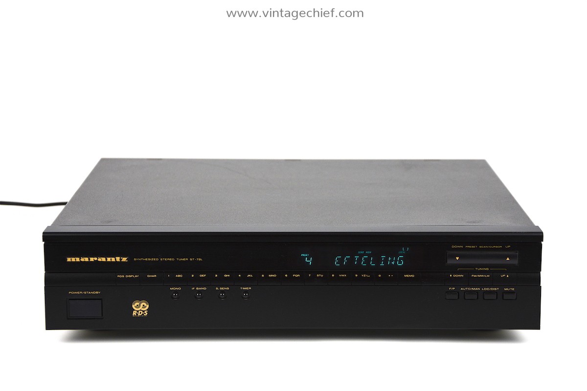 High End Marantz ST-72L FM AM LW RDS Tuner | Black | Radio