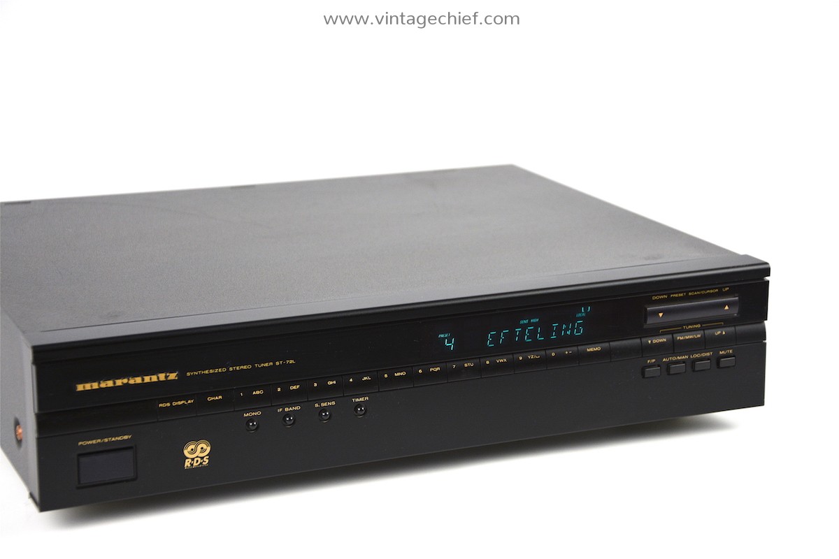 High End Marantz ST-72L FM AM LW RDS Tuner | Black | Radio