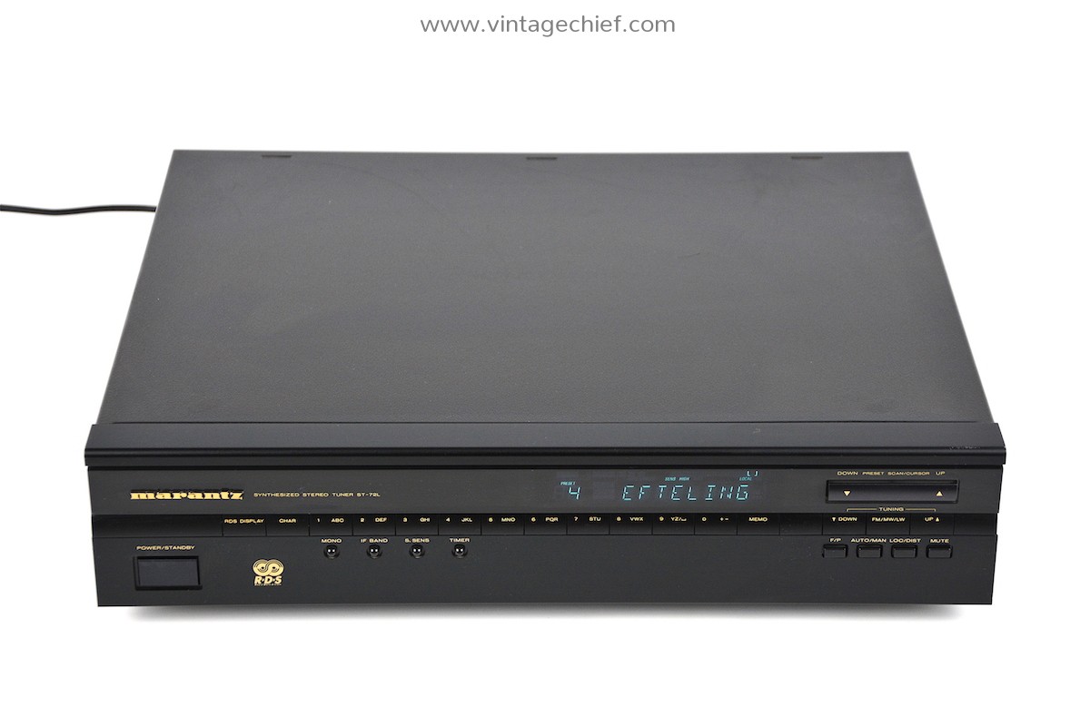 High End Marantz ST-72L FM AM LW RDS Tuner | Black | Radio