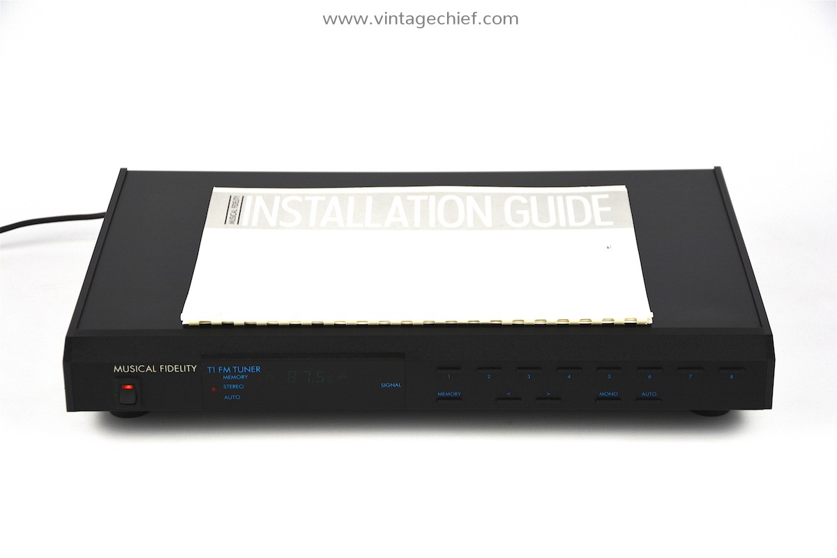 早割シーズン券 High End Musical Fidelity T1 FM Tuner + Manual | 8 Presets ラジオ・コンポ